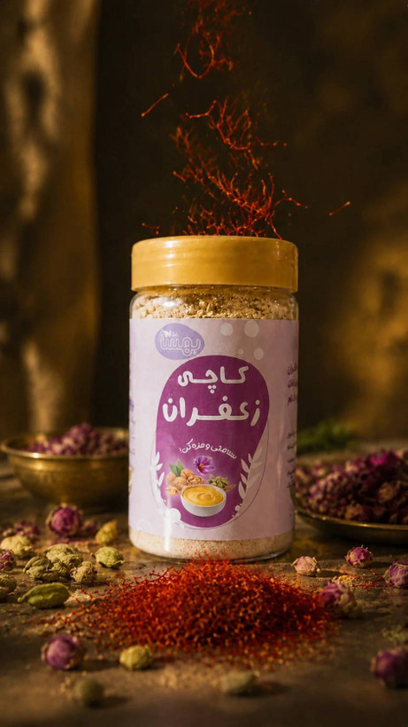 کاچی زعفرونی مفید برای دوران عادت ماهیانه وزن دهنده کودک